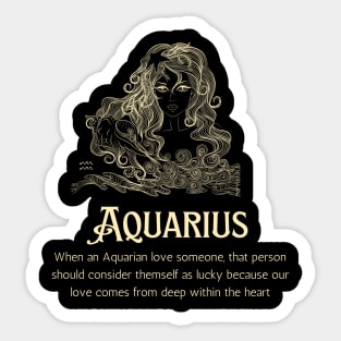 Aquarius Sticker